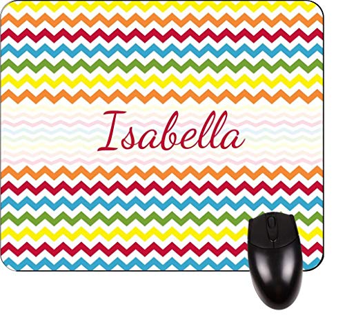 N\A Isabella- Mousepad Cuadrado Personalizado con Nombres Femeninos: Regalo asequible para Todos