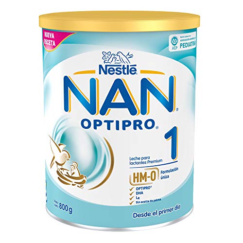 NAN OPTIPRO 1 - Leche para lactantes en polvo - Fórmula para bebé - Desde el primer día - 800g