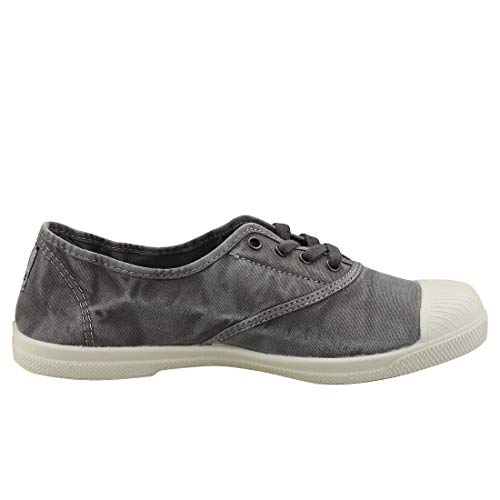 Natural World - Zapatillas de tela natural y caucho, ref. 470E Gris Size: 39 EU