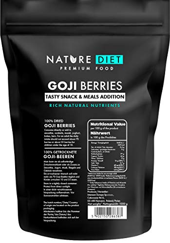 Nature Diet - Bayas de goji, 1000 g