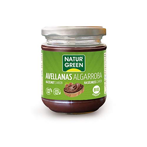 NaturGreen Crema untable de Avellanas Algarroba - 200 gr.