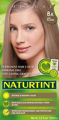 Naturtint Permanent Hair Color - 8A Ash Blonde, 5.28 fl oz (6-pack) by Naturtint