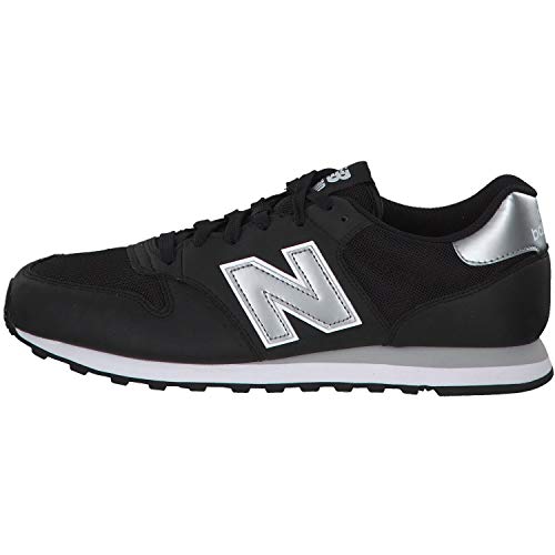 New Balance 500 Core, Zapatillas para Hombre, Negro Black Silver Black Silver, 43 EU