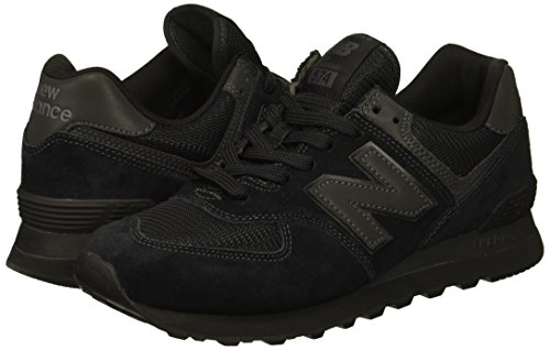 New Balance Hombre 574v2-core Trainers Zapatillas, Negro (Triple Black), 46.5 EU