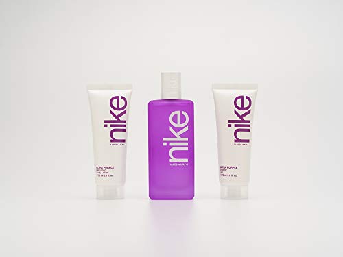 Nike Ultra Purple Woman EdT 100ml/ Gel Baño 75ml/ Body Lotion 75ml