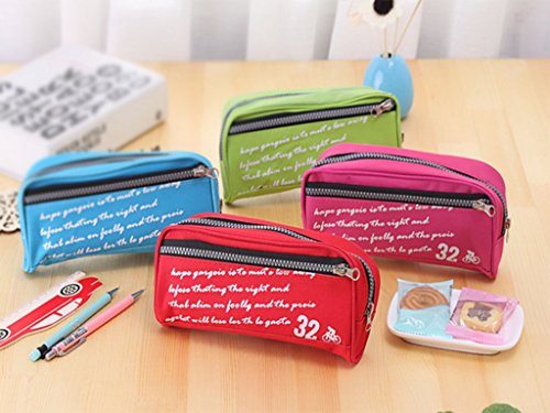 Nikgic 4 pcs/se Nouvelle mode Crayon cas créative de bande dessinée primaire et secondaire école crayon crayon cadeau promotion enfants papeterie sacs 20*5*10cm