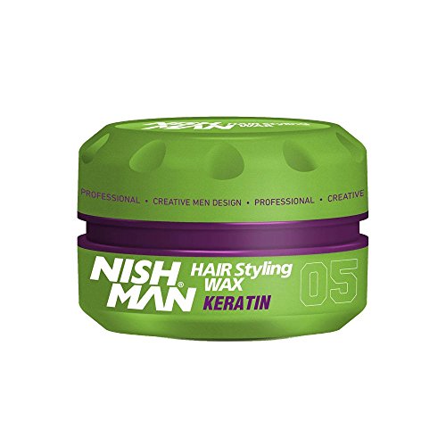 Nishman 05 cera de peinado para cabello a la queratina 150 ml