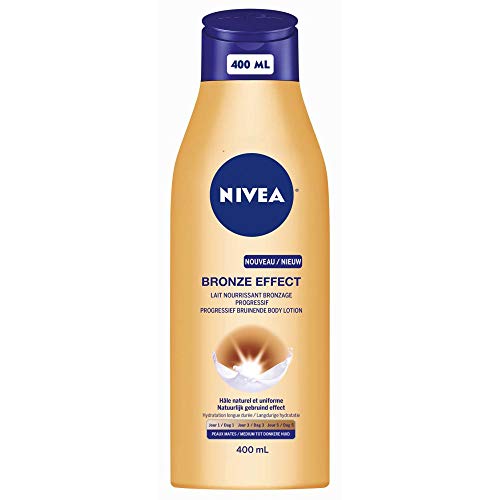 Nivea Efecto Bronce - Leche nutritiva con efecto de bronceado progresivo para pieles mates, 400 ml