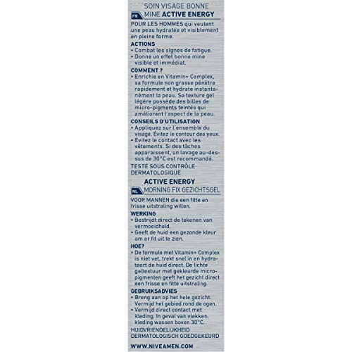 Nivea Men Cuidado Facial Buena Cara Active Energy 50 ml