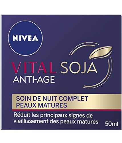 Nivea Vital Soja Anti-Edad Noche completa Cuidado de la piel madura 50ml