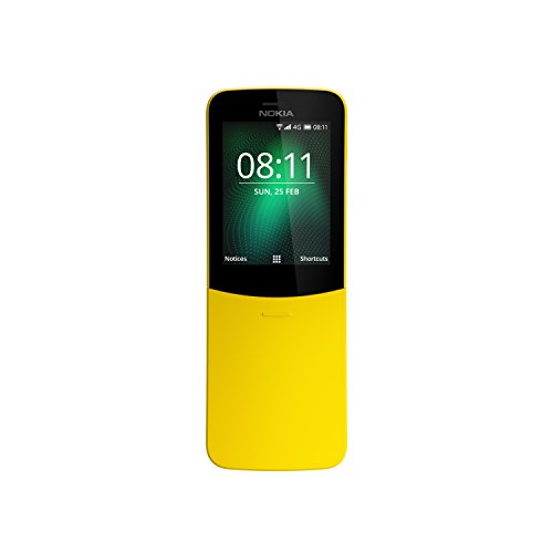 Nokia 8110 - Mobilephone de 2.45" (Memoria de 4 GB, cámara de 2 MP), Color Amarillo