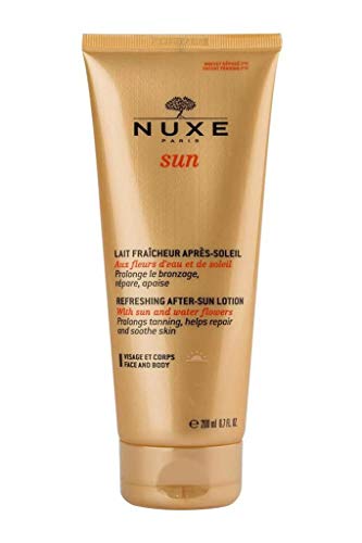 Nuxe Sun - Loción corporal refrescante para después del sol (cara y cuerpo, 200 ml)