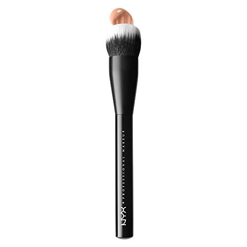 NYX Professional Makeup NYX Professional Makeup brocha para Maquillaje Fluido Pro Sual Brush 4 de Doble Fibra, Mujer, Multicolor, Talla única