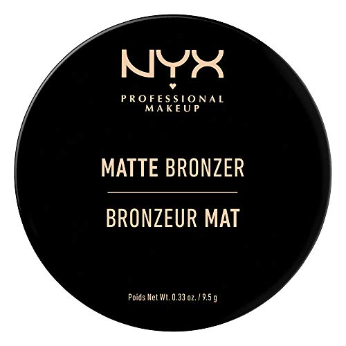 NYX Professional Makeup - Polvos Bronceadores Compactos Matte Bronzer, Fórmula vegana con Acabado Mate - Tono Deep Tan