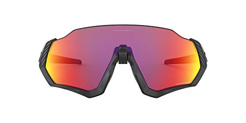 Oakley Flight Jacket Gafas de sol, Rectangulares, 1, Negro