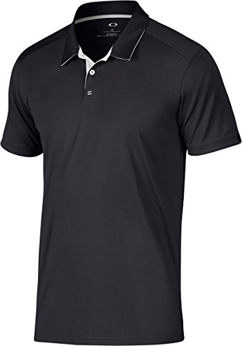 Oakley Hombres del Polo de la división, Hombre, Color Blackout, tamaño L