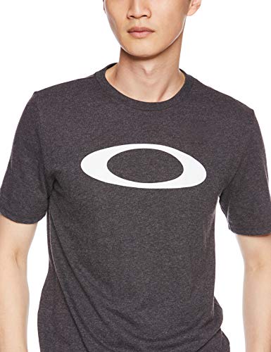 Oakley Mens O- Bold Ellipse Camisa, Blackout Lt Htr, M para Hombre