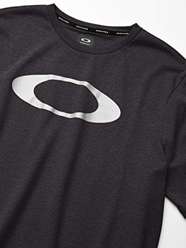 Oakley Mens O- Bold Ellipse Camisa, Blackout Lt Htr, M para Hombre