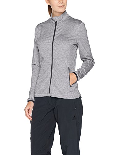 Odlo Midlayer Full Zip Alagna Forro Polar Chaquetas, Otoño-Invierno, Mujer, Color Gris, tamaño Large