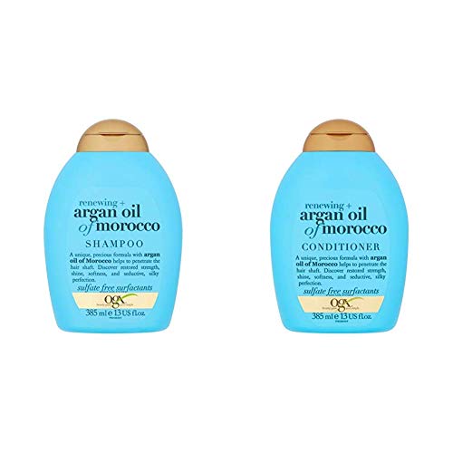 OGX - Champú & Acondicionador Aceite de Argán Marroquí, 385 ml