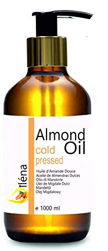 Oïléna Aceite de Almendras Dulces 1 Litro Aceite Puro 100% Natural Masajes 1000 ml