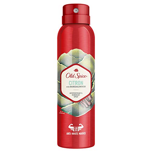 Old Spice Citron Spray Antitranspirante Y Desodorante Para Hombres 150 ml