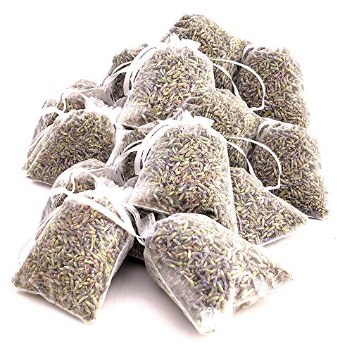 OLILLY Cosecha 2019-25 x Saquitos de Lavanda de Provenza (Blanco, 25 Saquitos)