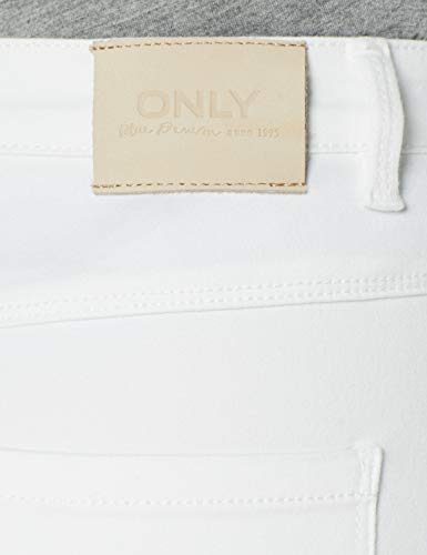 Only NOS Onlroyal HW SK Jeans Noos Vaqueros Skinny, Blanco (White White), 36 /L30 (Talla del Fabricante: Small) para Mujer