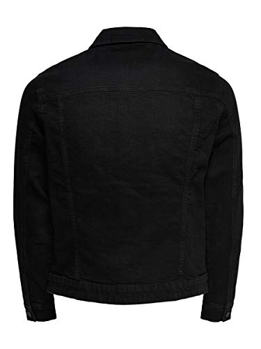 Only & Sons Onscoin Jacket PK 0453 Noos Chaqueta Vaquera, Negro (Black Denim Black Denim), X-Large para Hombre