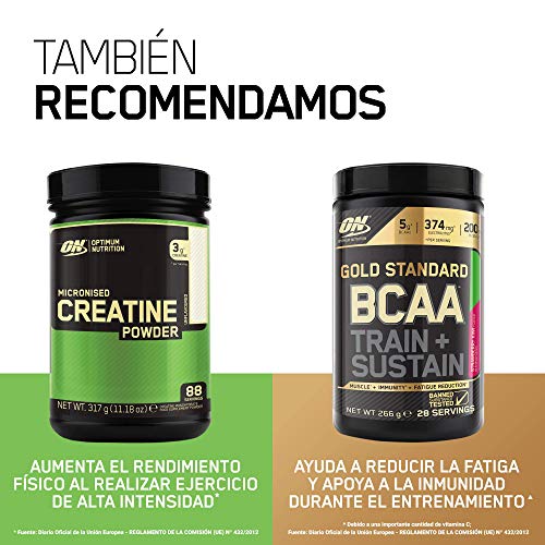 Optimum Nutrition ON Gold Standard 100% Whey Proteína en Polvo Suplementos Deportivos, Glutamina y Aminoácidos, BCAA, Helado de Vainilla, 30 Porciones, 900 g, Embalaje Puede Variar