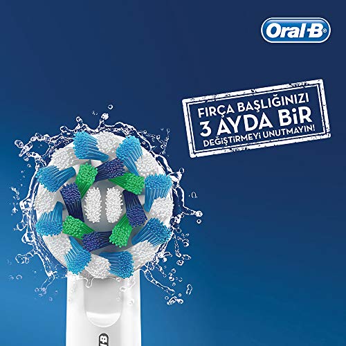 Oral-B 3D White - Cabezales de recambio (4 unidades), colores aleatorios