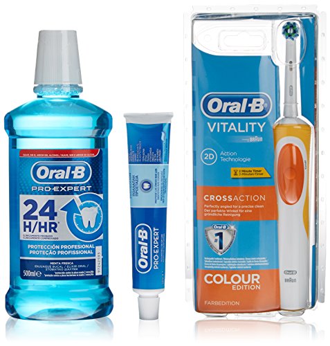 Oral-B Cepillo Eléctrico + Dentífrico Pro Expert Vitality Cross Action - 1 Pack