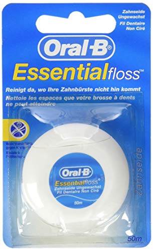 Oral-B Essential Floss - Seda dental, Cera/Menta, 1 unidad