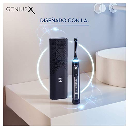 Oral-B Genius X 20000 Luxe Edition Cepillo de dientes eléctrico con tecnología de Braun, color negro