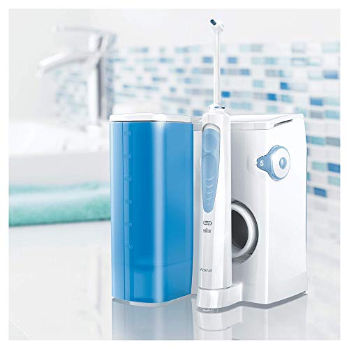 Oral-B Waterjet - Sistema de Limpieza Irrigador Bucal con Tecnología Braun, 4 Cabezales