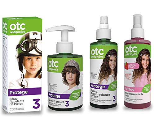 Otc Antipiojos Champú Protect - Triple acción: protege, desenreda e hidrata 300 Ml