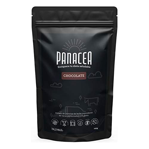 PALEOBULL Panacea Aislado de proteina Chocolate 750gr, Negro, Estándar