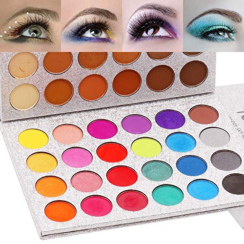 Paleta de sombras de ojos Maquillaje Brillo mate 48 colores Desnudos profesionales altamente pigmentados Cálido Bronce natural Neutro Sombras de ojos cosméticas ahumadas