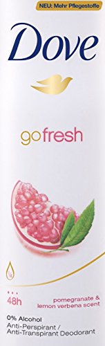 Paloma ir fresca - Desodorante Spray - granada y limón-Verbena Perfume - 150 ml - Paquete de 6