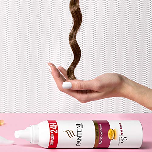 Pantene Pro-V Espuma Rizos Definidos  Nivel de fijación 5, 24 H de duración, 250 ml