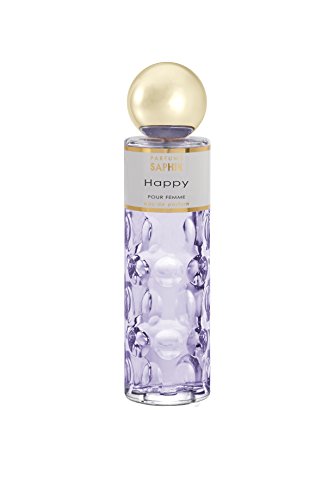 PARFUMS SAPHIR Happy - Eau de Parfum con vaporizador para Mujer - 200 ml