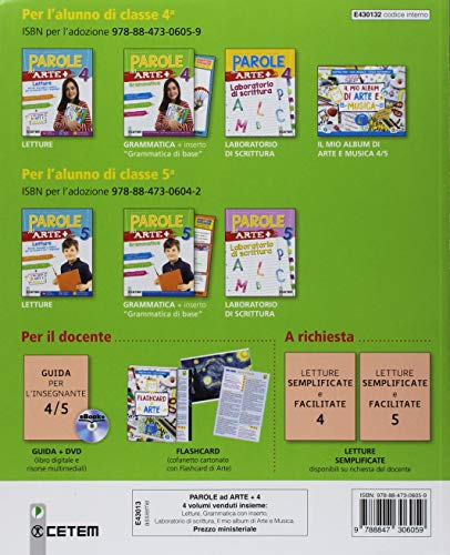 Parole ad arte +. Per la 4ª classe elementare. Con ebook. Con espansione online