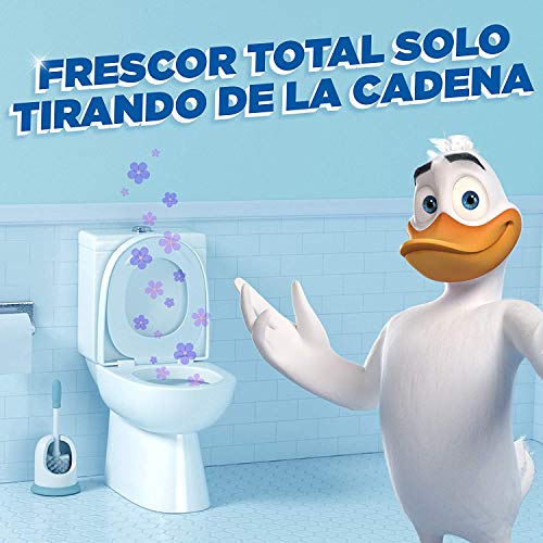 Pato - Active Clean colgador para inodoro, frescor intenso, perfuma y desinfecta, aroma Lima