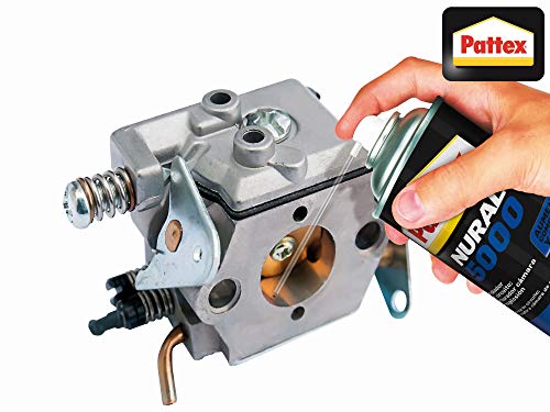 Pattex Nural 5000 Limpiador de circuito: carburador y cámara de explosión, limpia motores para economizar la gasolina y el aceite, limpiador de carburador, 1 x 300 ml