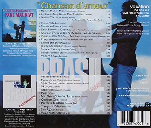 Paul Mauriat & His Orchestra - Chanson d'Amour & Brasil Exclusivamente