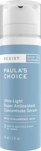 Paula’s Choice Resist Sérum Antioxidante Ligero Facial - Suero Reduce los Poros Dilatados y Hidrata la Piel - con Niacinamida & Ácido Hialurónico - Pieles Mixtas a Grasas - 30 ml