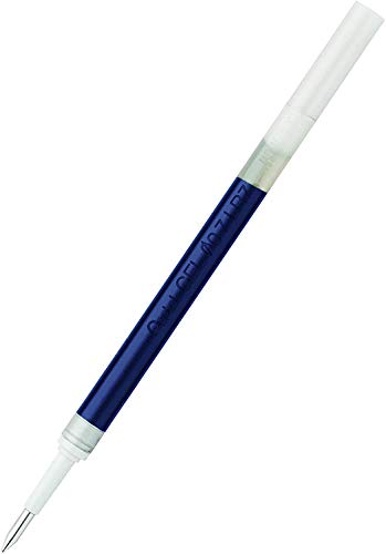 Pentel - Recambio Energel retráctil con punta de bola. Escritura en color azul oscuro - Pack de 12