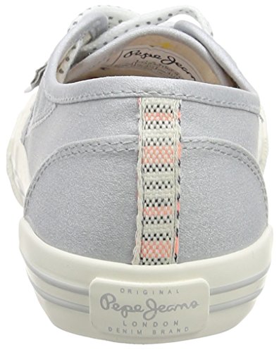 Pepe Jeans Baker Metal - Zapatillas de deporte Niñas, Argent (911 Pearl Silver), EU 32