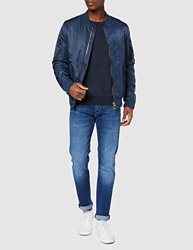 Pepe Jeans Hatch Vaqueros Ajustados, Azul (000Denim 000), 36W / 34L para Hombre