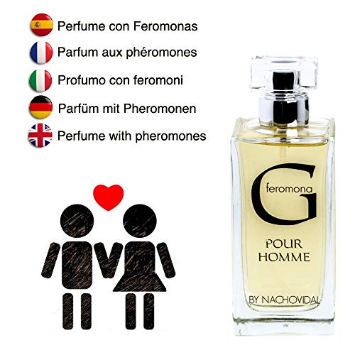 Perfume con feromonas para hombre para atraer a mujeres g-feromona Pour Homme By Nacho Vidal.